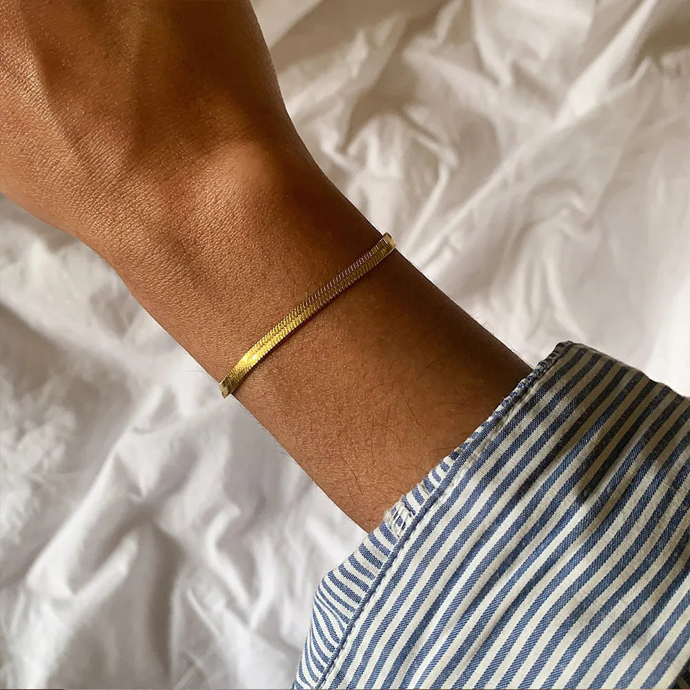 The Serene Snake Bracelet — Sleek by Nature